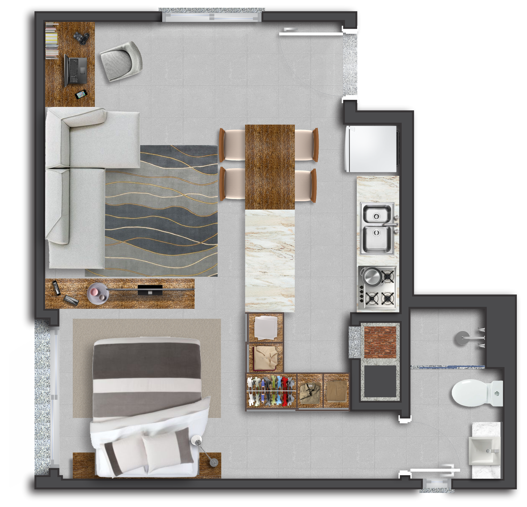 Apartamento Studio